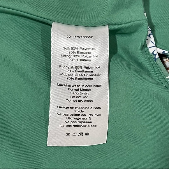 VERONICA BEARD Aniston Floral Print One-Piece Swimsuit - Sz - Large (B488) - Picture 11 of 12